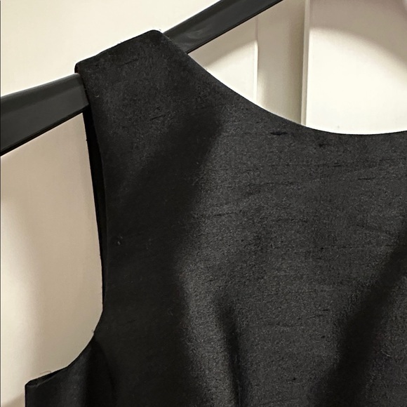 NWT Talbots Silk Black Sleeveless Dress - Picture 6 of 10